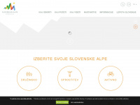 slovenian-alps.com Webseite Vorschau