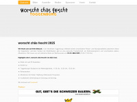 worschtchaes.ch Webseite Vorschau