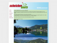 scheicher-boote.at Webseite Vorschau