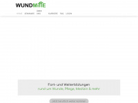 wundmitte.de Webseite Vorschau