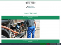 secu-tech.at Webseite Vorschau