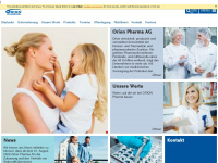 orionpharma.ch Webseite Vorschau