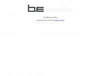 be-immobilien.net Webseite Vorschau