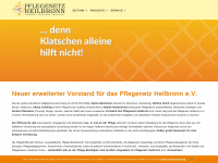 pflegenetz-heilbronn.de Webseite Vorschau