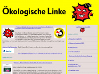 oekologische-linke.de Webseite Vorschau