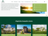 hampshire-hotels.com Webseite Vorschau