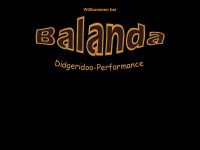 balanda-didgeridoo.de Webseite Vorschau