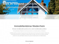 immobilienboerse-niederrhein.de Webseite Vorschau
