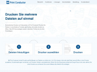 print-conductor.de Webseite Vorschau