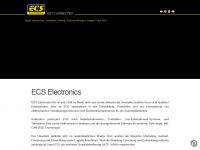 ecs-electronics.nl Webseite Vorschau