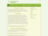 psychotherapie-lexikon.com Webseite Vorschau