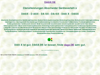 dagx.de Webseite Vorschau