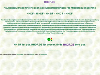 hhdf.de Webseite Vorschau