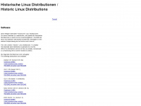 linux-distributions.org Webseite Vorschau