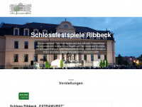 Schlossfestspiele-ribbeck.de