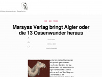 walter-mehring.info Webseite Vorschau
