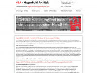 hagenbohl-architekt.de Webseite Vorschau