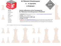schachkongress2014.de Webseite Vorschau