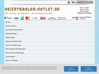 heizstrahler-outlet.de Webseite Vorschau