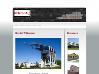 remobau.at Webseite Vorschau