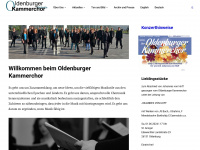kammerchor-oldenburg.de Webseite Vorschau