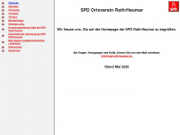 spd-rath-heumar.de Webseite Vorschau