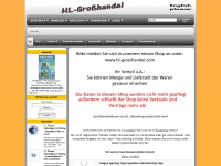 hl-grosshandel.de Webseite Vorschau