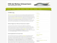 scheuermann-info.de Webseite Vorschau