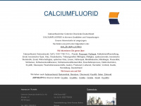 calciumfluorid.com Webseite Vorschau
