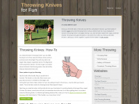 throwingknives.eu Webseite Vorschau