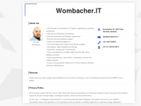 wombacher.it Webseite Vorschau