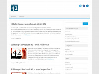 42ev.org Webseite Vorschau