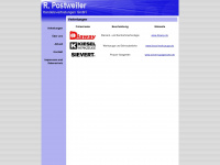 postweiler-hv.de Webseite Vorschau