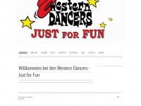 westerndancers-justforfun.de Webseite Vorschau