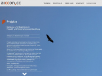 aiccon.cc Webseite Vorschau
