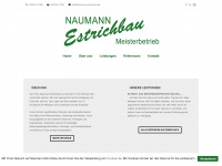 naumann-estrichbau.de Webseite Vorschau