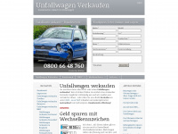 unfallwagen-verkaufen.com Webseite Vorschau
