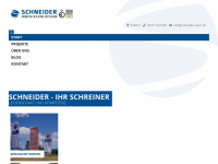 schneider-raum.de Webseite Vorschau