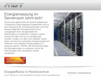 energiemessung-serverraum.de Webseite Vorschau