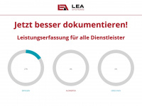 lea-systems.com Webseite Vorschau