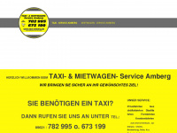 taxi-amberg.de Webseite Vorschau