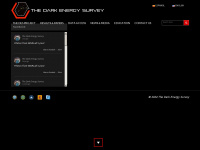 darkenergysurvey.org Webseite Vorschau