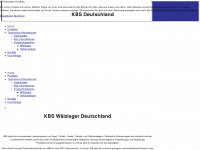 kbs-kugellager.de Webseite Vorschau