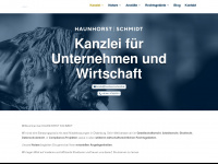 haunhorst-schmidt.de Webseite Vorschau