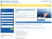 transcamion.com.tr Webseite Vorschau