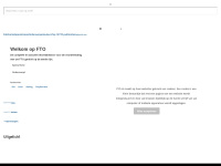fto.nl Webseite Vorschau