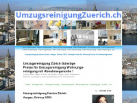 umzugsreinigungzuerich.ch Webseite Vorschau