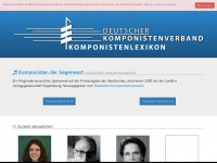 komponistenlexikon.de Webseite Vorschau