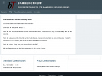 bambergtreff.de Webseite Vorschau