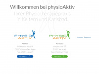 physioaktiv.net Webseite Vorschau